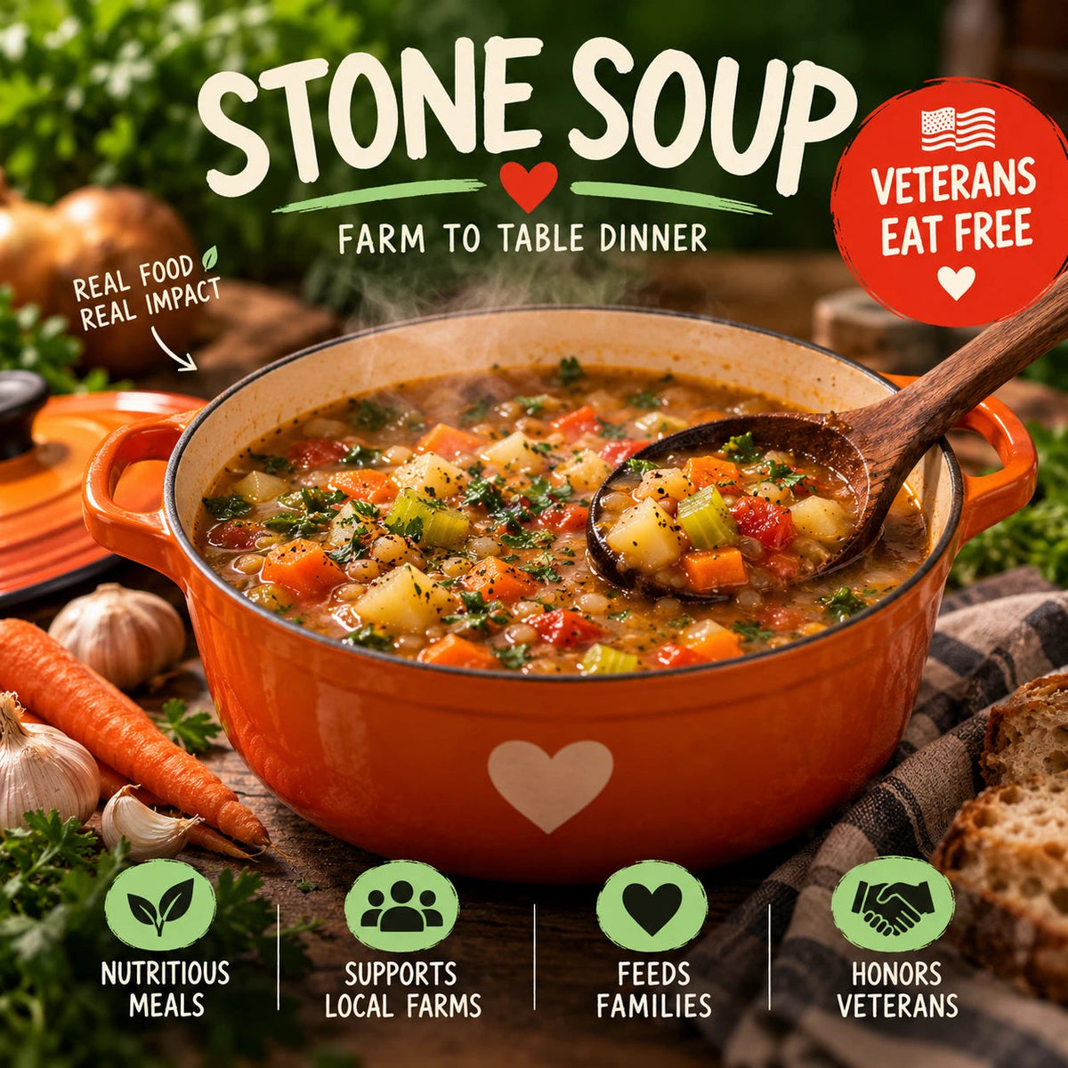 Stone Soup: Veterans Eat Free
