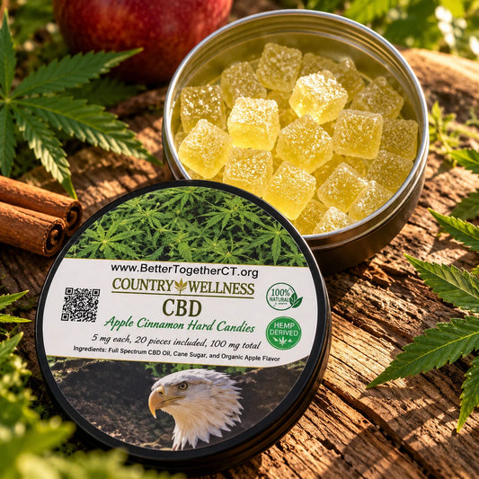 CBD Apple Cinnamon Hard Candies